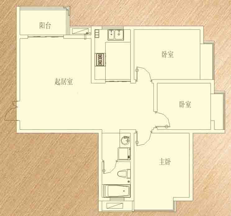 2-A’1 3室2廳107.5㎡